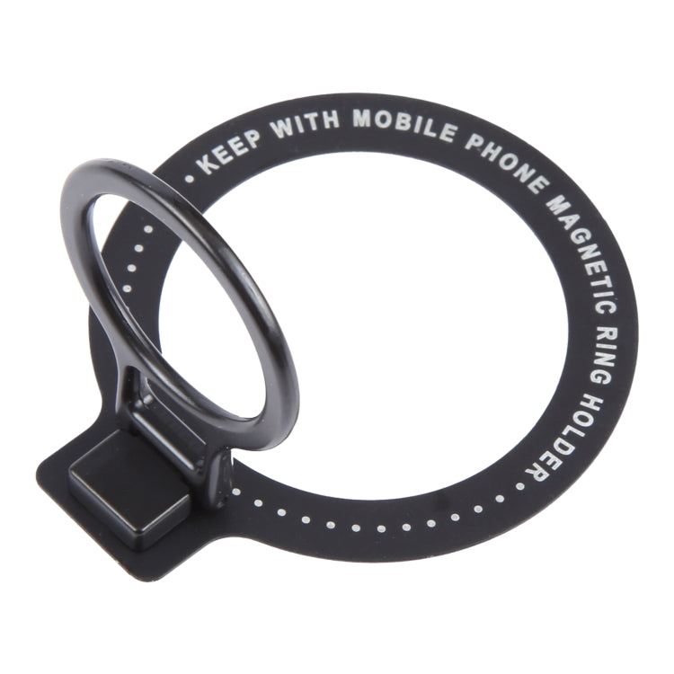 CPS-050 Adhesive MagSafe Magnetic Ring Phone Ring Holder(Black)