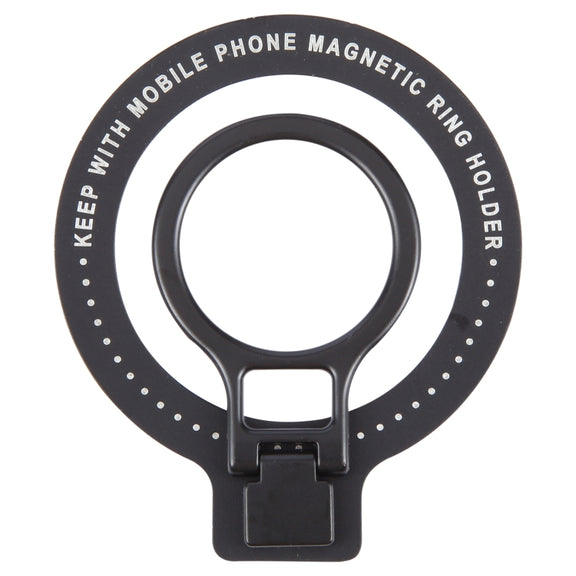 CPS-050 Adhesive MagSafe Magnetic Ring Phone Ring Holder(Black)
