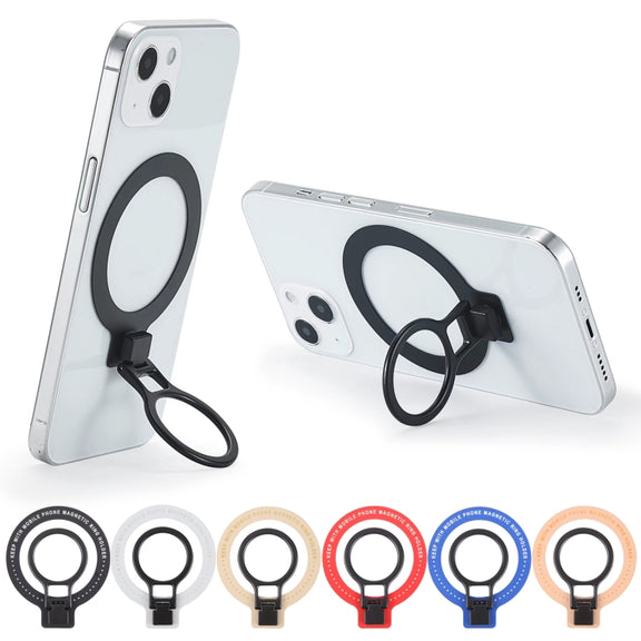 CPS-050 Adhesive MagSafe Magnetic Ring Phone Ring Holder(Black)
