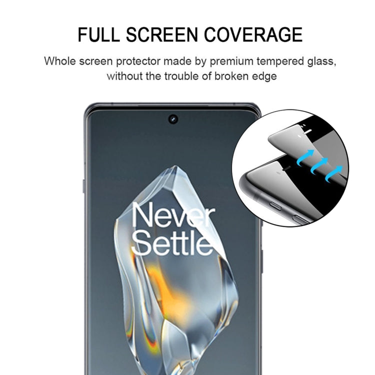 For OnePlus Ace 4 9H HD 3D Curved Edge Tempered Glass Film(Black)