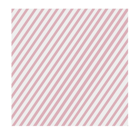 100sheets / Pack Striped Baking Greaseproof Paper Food Placemat Paper, size: 30x30cm(Pink)