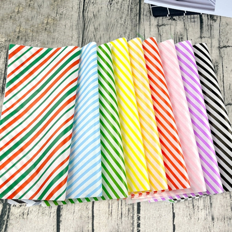 100sheets / Pack Striped Baking Greaseproof Paper Food Placemat Paper, size: 30x30cm(Pink)