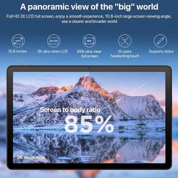 Lenovo K10 Pro 5G LTE Tablet, 6GB+128GB, 10.6 inch Android 13, Qualcomm Snapdragon 695 Octa Core, Support Face Identification(Grey)