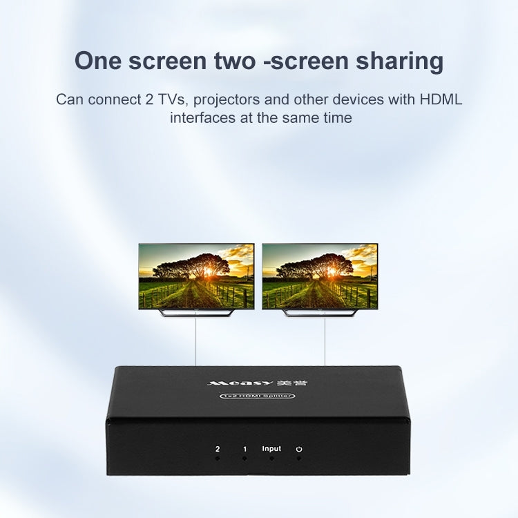 Measy SPH102 1 to 2 HDMI 1080P Simultaneous Display Splitter(AU Plug)