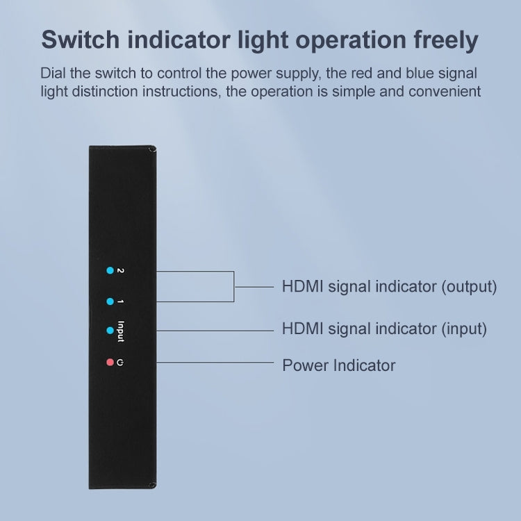 Measy SPH102 1 to 2 HDMI 1080P Simultaneous Display Splitter(AU Plug)
