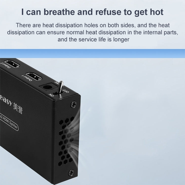 Measy SPH102 1 to 2 HDMI 1080P Simultaneous Display Splitter(AU Plug)
