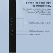 Measy SPH104 1 to 4 4K HDMI 1080P Simultaneous Display Splitter(EU Plug)