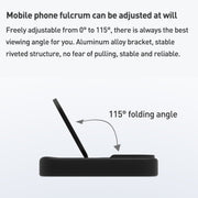 For iPhone 13 NFC Four-Color E-ink Screen DIY Phone Case(Black)