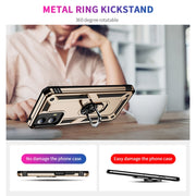 For Motorola Moto G Play 5G 2024 Shockproof TPU + PC Phone Case with Holder(Gold)