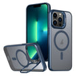 For iPhone 13 Pro Max Metal Invisible Camera Holder MagSafe Magnetic Phone Case(Blue) - iPhone 13 Pro Max Cases by PMC TechLife | Online Shopping South Africa | PMC TechLife