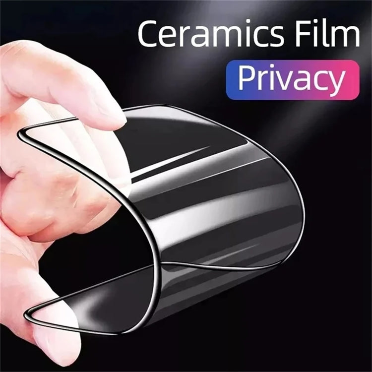 For iPhone 16 Pro 25pcs Full Coverage Frosted Privacy Ceramic Film
