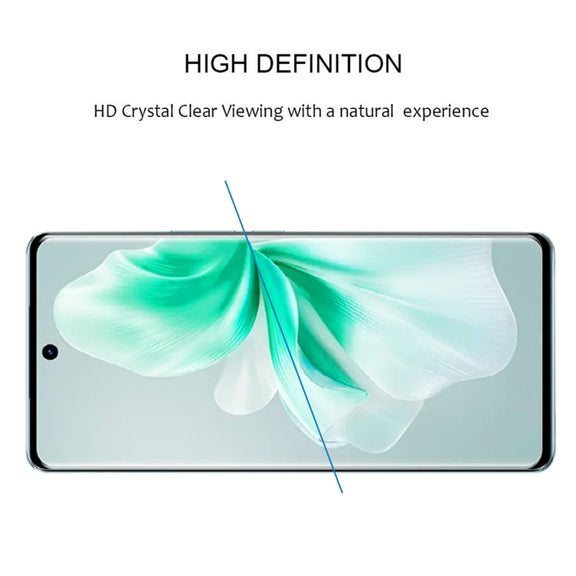 For vivo V30 / V30 Pro 3D Curved Edge Full Screen Tempered Glass Film