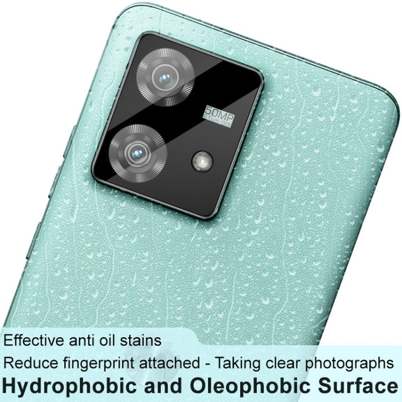 For Motorola Edge 40 Neo 5G imak High Definition Integrated Glass Lens Film Black Version