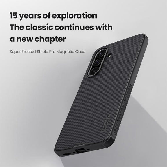 For Samsung Galaxy A36 5G NILLKIN Frosted Shield Pro Magnetic Phone Case(Black)