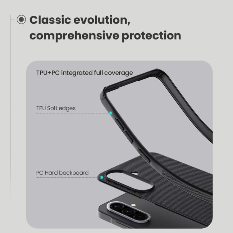 For Samsung Galaxy A36 5G NILLKIN Frosted Shield Pro Magnetic Phone Case(Black)