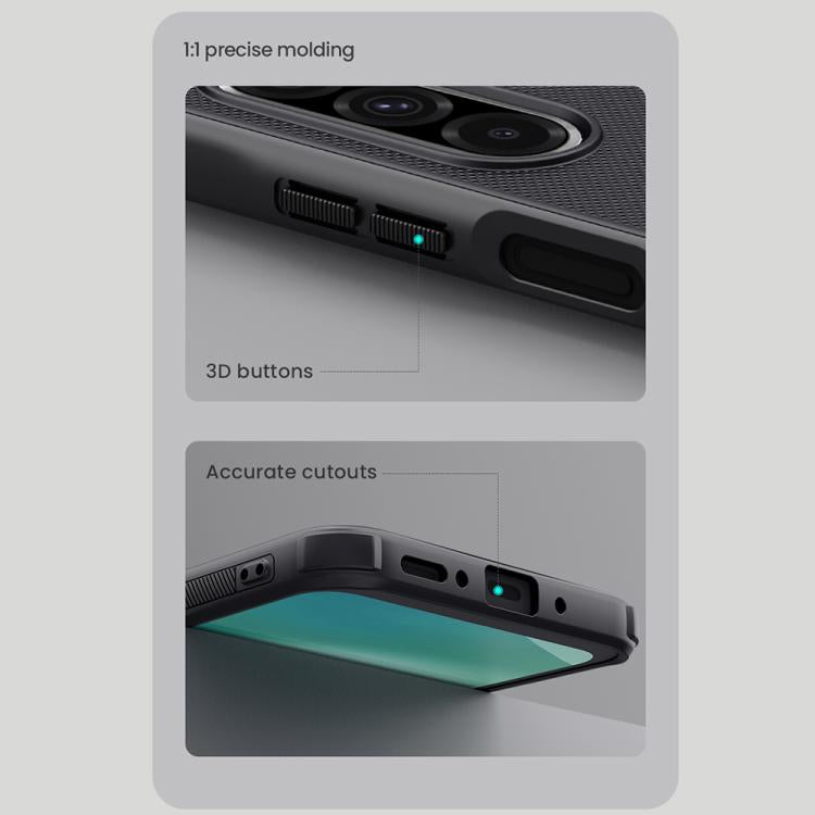 For Samsung Galaxy A26 5G NILLKIN Frosted Shield Pro Magnetic Phone Case(Black)