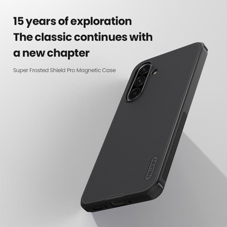 For Samsung Galaxy A26 5G NILLKIN Frosted Shield Pro Magnetic Phone Case(Black)