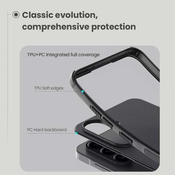 For Samsung Galaxy A56 5G NILLKIN Frosted Shield Pro Magnetic Phone Case(Black)