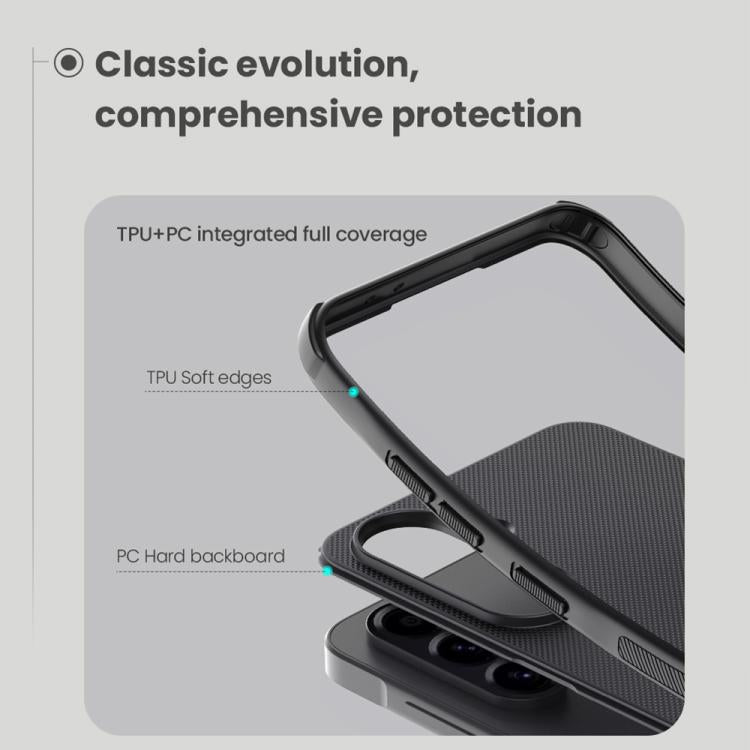 For Samsung Galaxy A56 5G NILLKIN Frosted Shield Pro Magnetic Phone Case(Black)