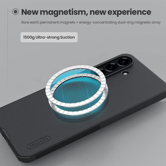 For Samsung Galaxy A56 5G NILLKIN Frosted Shield Pro Magnetic Phone Case(Black)