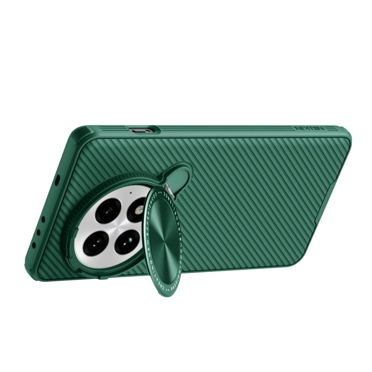For OnePlus 13 NILLKIN CamShield Prop MagSafe Magnetic PC Phone Case(Green)