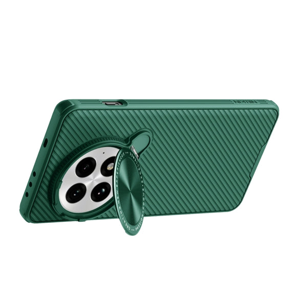 For OnePlus 13 NILLKIN CamShield Prop MagSafe Magnetic PC Phone Case(Green)