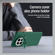 For OnePlus 13 NILLKIN CamShield Prop MagSafe Magnetic PC Phone Case(Green)