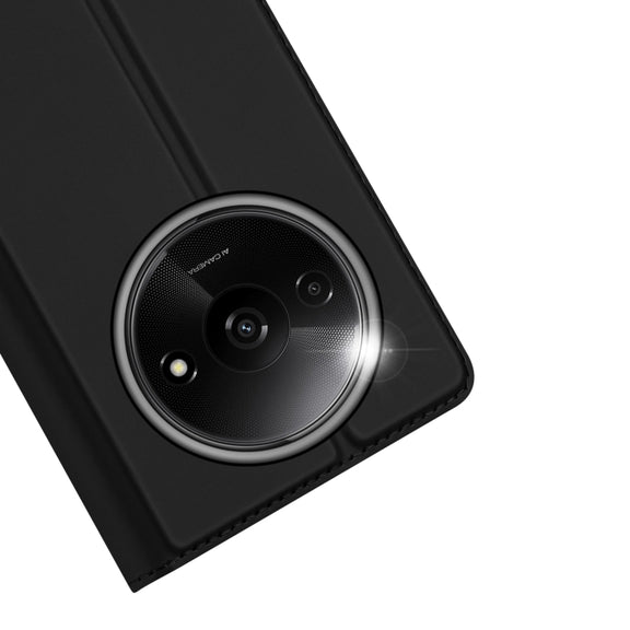 For Xiaomi Redmi A3 DUX DUCIS Skin Pro Series Flip Leather Phone Case(Black)