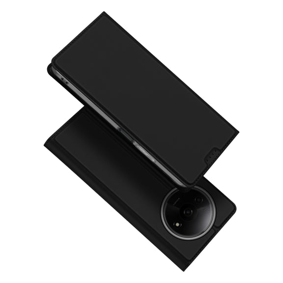 For Xiaomi Redmi A3 DUX DUCIS Skin Pro Series Flip Leather Phone Case(Black)