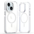 For iPhone 15 Dual-Color Clear Acrylic Hybrid TPU MagSafe Phone Case(Transparent) - free shipping - PMC TechLife - Order now!