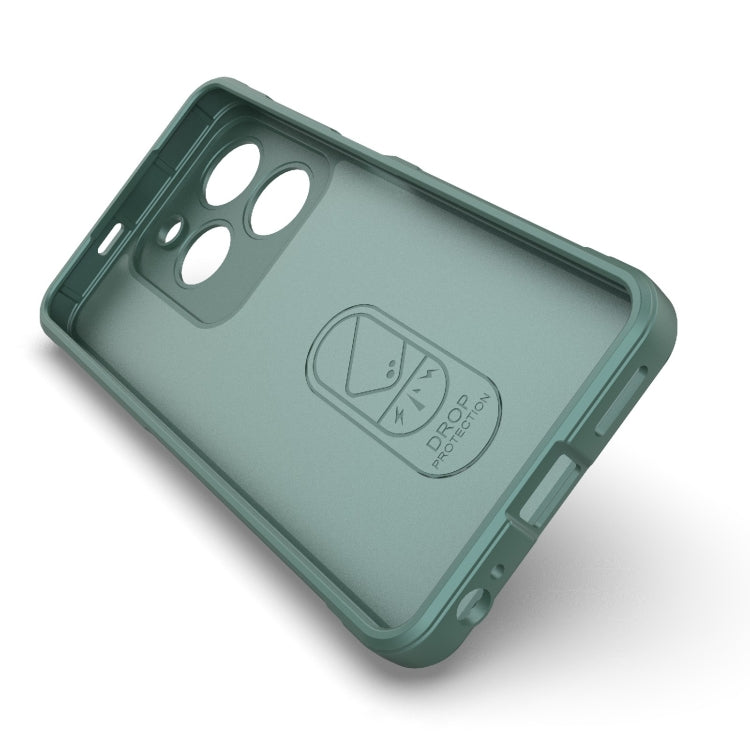 For Tecno Spark Go 2024 / 20C / Pop 8 Magic Shield TPU + Flannel Phone Case(Dark Grey)
