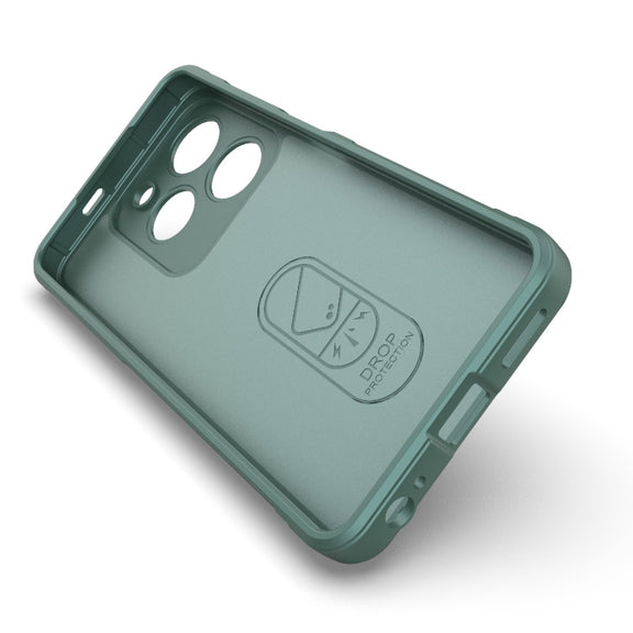 For Tecno Spark Go 2024 / 20C / Pop 8 Magic Shield TPU + Flannel Phone Case(Dark Grey)