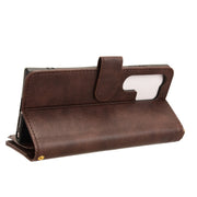 For Samsung Galaxy S24 Ultra 5G Litchi Texture Zipper Leather Phone Case(Brown)