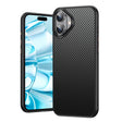 For iPhone 16 Plus Kevlar Fiber Shockproof MagSafe Phone Case(Black) - iPhone 16 Plus Cases by PMC TechLife | Online Shopping South Africa | PMC TechLife | Buy Now Pay Later Mobicred