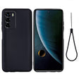For ZTE Blade V40 Smart Pure Color Liquid Silicone Shockproof Phone Case(Black) - ZTE Cases by PMC TechLife | Online Shopping South Africa | PMC TechLife | Buy Now Pay Later Mobicred