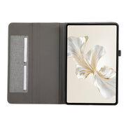 For Honor Pad 9 Fabric Texture Horizontal Flip Leather Tablet Case(Gray)