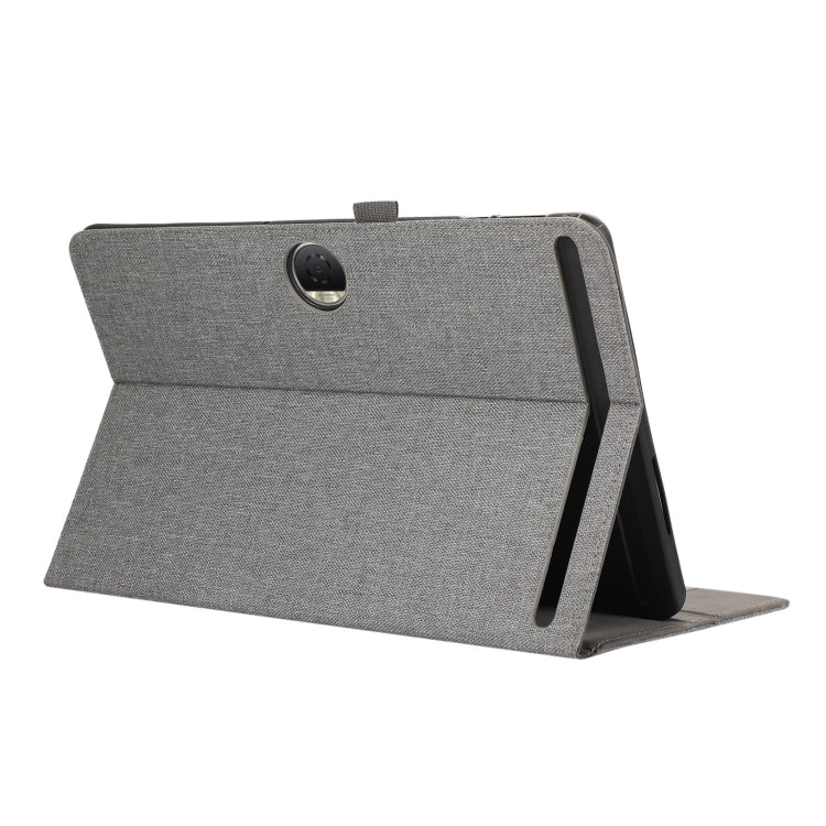 For Honor Pad 9 Fabric Texture Horizontal Flip Leather Tablet Case(Gray)