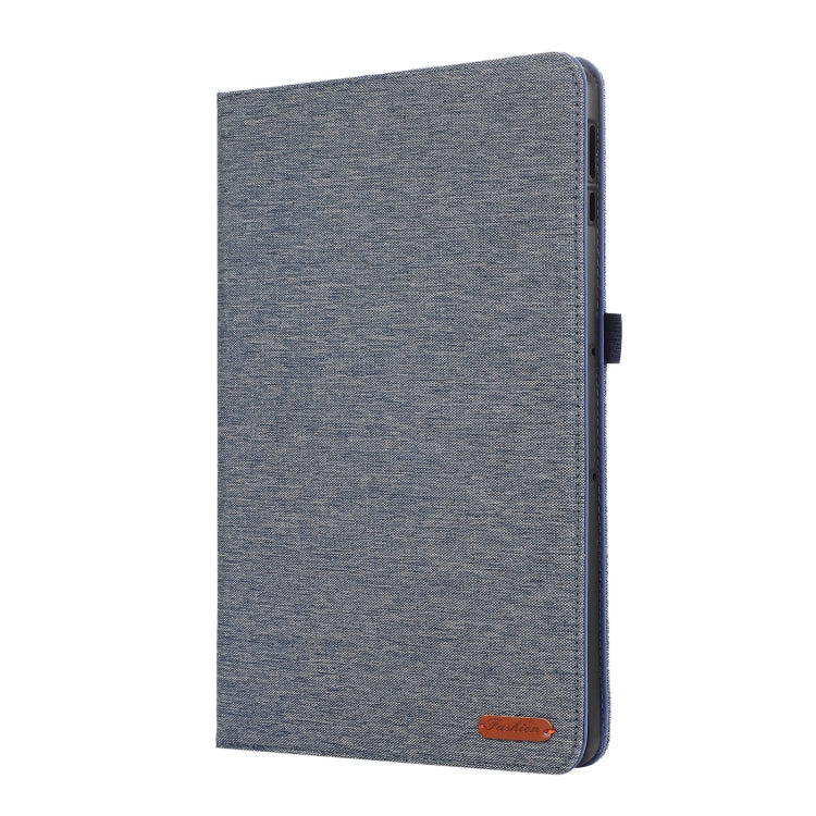 For Honor Pad 9 Fabric Texture Horizontal Flip Leather Tablet Case(Blue)