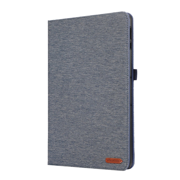 For Honor Pad 9 Fabric Texture Horizontal Flip Leather Tablet Case(Blue)