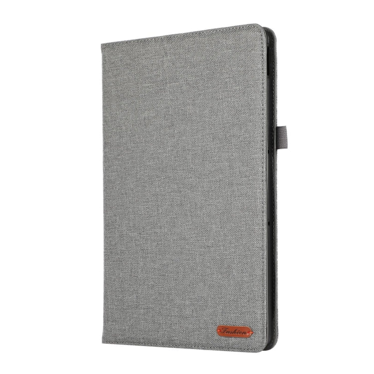 For Honor MagicPad 2 12.3 Fabric Texture Horizontal Flip Leather Tablet Case(Gray)