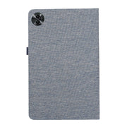 For Honor MagicPad 2 12.3 Fabric Texture Horizontal Flip Leather Tablet Case(Blue)