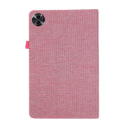 For Honor MagicPad 2 12.3 Fabric Texture Horizontal Flip Leather Tablet Case(Wine Red)