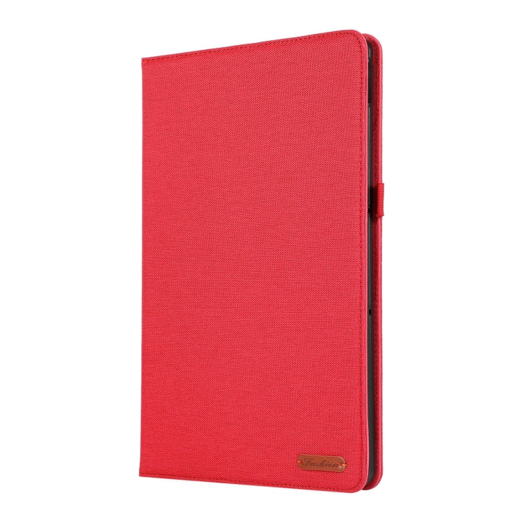 For Honor MagicPad 2 12.3 Fabric Texture Horizontal Flip Leather Tablet Case(Red)