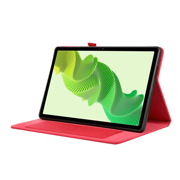 For Honor MagicPad 2 12.3 Fabric Texture Horizontal Flip Leather Tablet Case(Red)