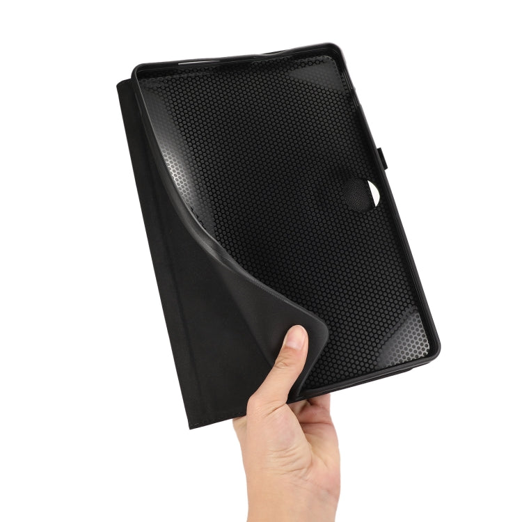 For Honor Pad 9 Fabric Texture Horizontal Flip Leather Tablet Case(Black)
