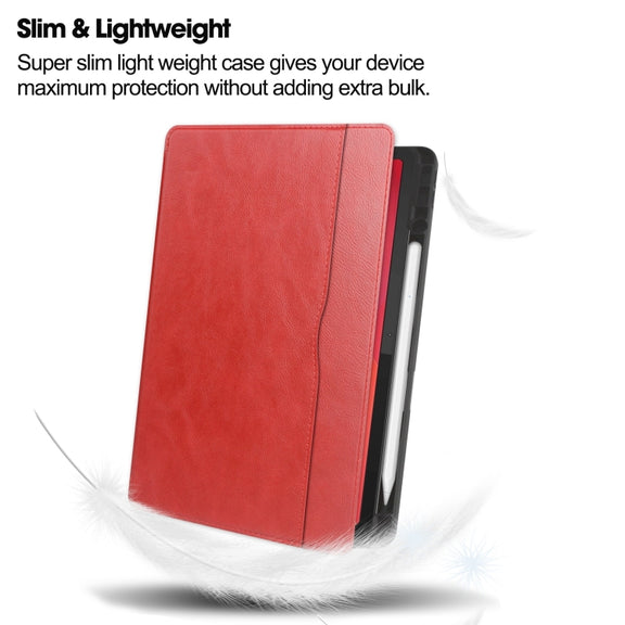 For Lenovo Tab M11/ Xiaoxin Pad 11 2024 Ultimate Pure Color Leather Smart Tablet Case(Red)