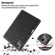For Lenovo Tab M11/ Xiaoxin Pad 11 2024 Ultimate Pure Color Leather Smart Tablet Case(Black)
