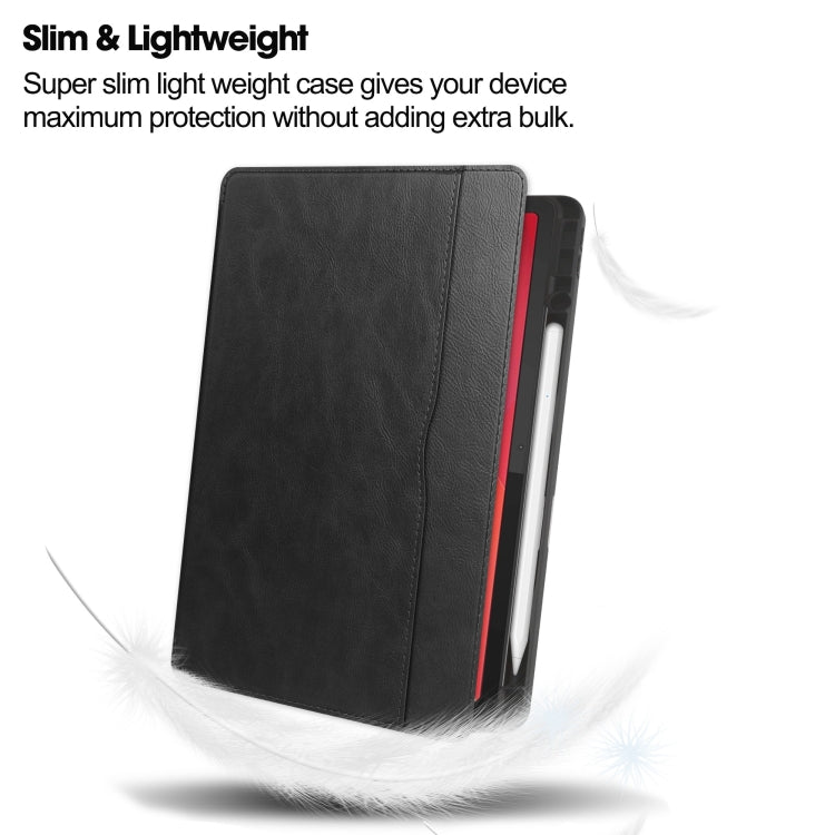 For Lenovo Tab M11/ Xiaoxin Pad 11 2024 Ultimate Pure Color Leather Smart Tablet Case(Black)