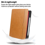 For Lenovo Tab M11/ Xiaoxin Pad 11 2024 Ultimate Pure Color Leather Smart Tablet Case(Brown)