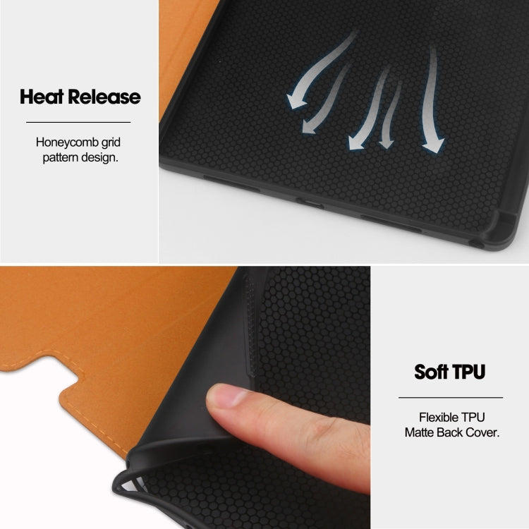 For Lenovo Tab M11/ Xiaoxin Pad 11 2024 Ultimate Pure Color Leather Smart Tablet Case(Brown)